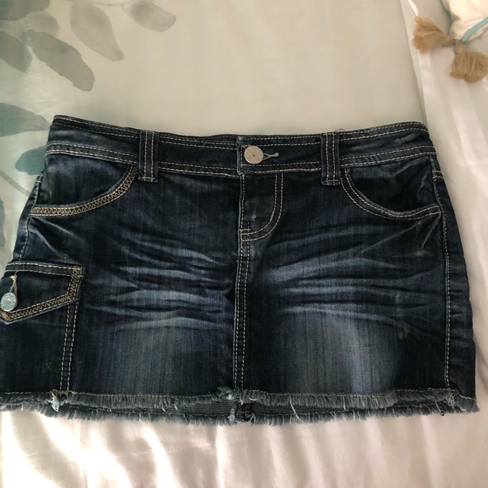 Almost Famous Jean Mini Skirt